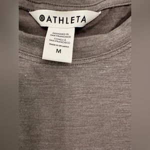 Athleta Charcoal Sleeveless Breezy Tank Size M